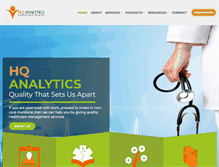 Tablet Screenshot of hqanalytics.net